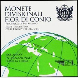 Monedas Euros San Marino Cartera 2008 + 5€ (plata)