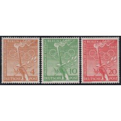 Alemania Berlín Nº 74/76 9N81 - 9N83 1952 Juegos Olimpicos Helsinki MNH Alemania Berlín Nº 74/76 9N81 - 9N83 1952 Juegos Olimpicos Helsinki MNH