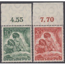 Alemania Berlin Nº 66/67 9NB6 - 9NB7 1951 Día del Sello MNH
