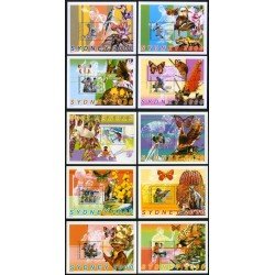 TEN Niger 1801/10 HB 2000 Deportes Tennis table Fauna MNH TEN Niger 1801/10 HB 2000 Deportes Tennis table Fauna MNH