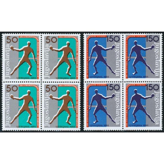 TEN Yugoslavia 1003/04  Bl.4   1965   MNH