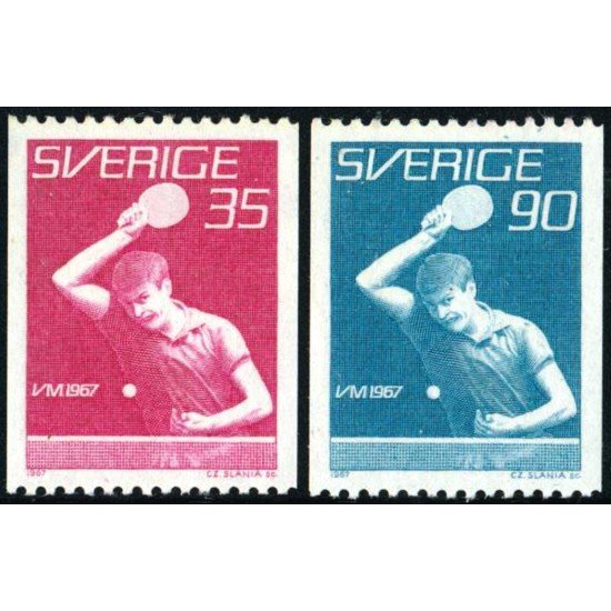 TEN  Suecia Sweden  Nº 561/62  1967   MNH