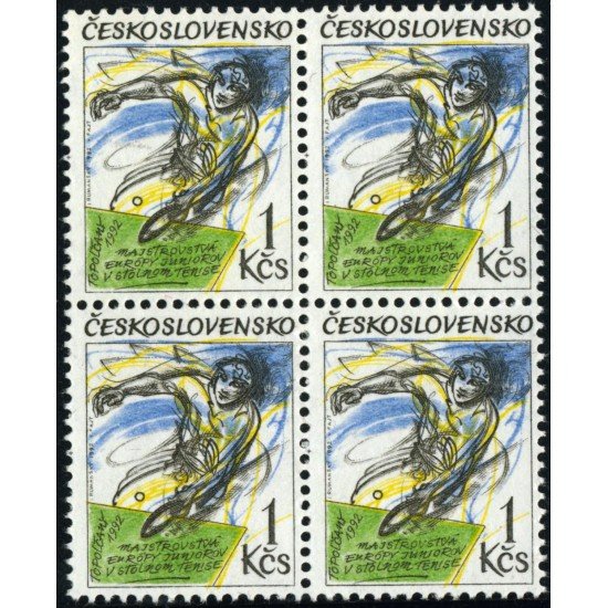 TEN Checoslovaquía Czechoslovakia Nº 2924 Bloque 4 1992 MNH TEN Checoslovaquía Czechoslovakia Nº 2924 Bloque 4 1992 MNH