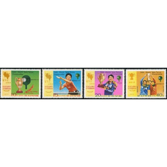 TEM  Corea del Norte  North Korea  1432/39 valores sueltos  1979   MNH