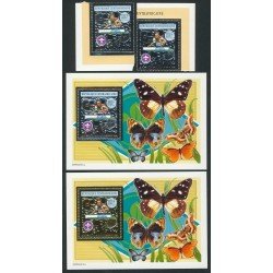 TEN Rep. Centroafricana  Nº 1844C/D + HB 202/03  2002  MNH