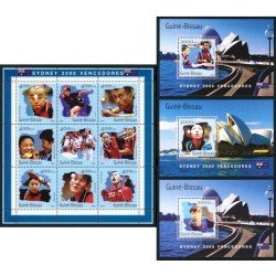 TEN Guinea Bissau 958/66 MP + 973/74/76 2001 MNH TEN Guinea Bissau 958/66 MP + 973/74/76 2001 MNH