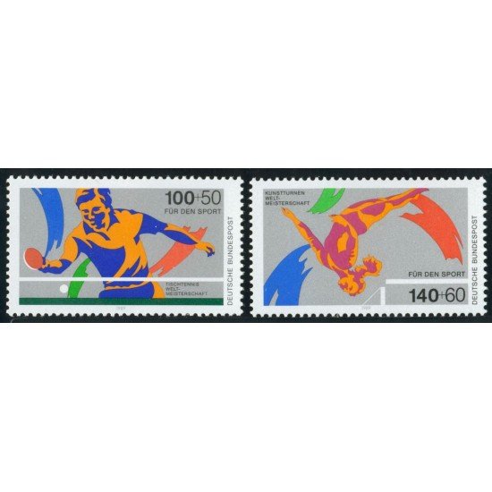TEN Alemania Federal Germany Nº 1240/41 1989 MNH TEN Alemania Federal Germany Nº 1240/41 1989 MNH