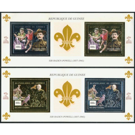 TEN Guinea Guinee HB 2965/66 2001 MNH TEN Guinea Guinee HB 2965/66 2001 MNH