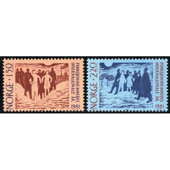 MED  Noruega Norway  Nº 821/22  1981  MNH