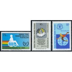MED/VAR2 Chipre Turco  Turkish Cyprus  Nº 94/96  1981   MNH