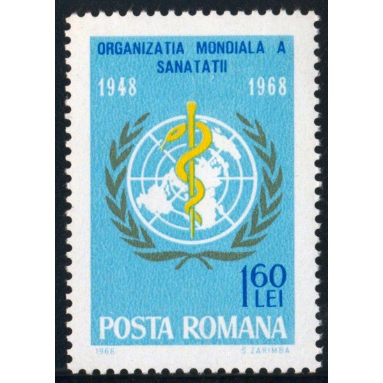 MED Rumanía  Romania  Nº 2378  1968  MNH