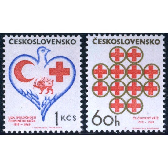 MED Checoslovaquía Czechoslovakia Nº 1698/99 1969 MNH MED Checoslovaquía Czechoslovakia Nº 1698/99 1969 MNH