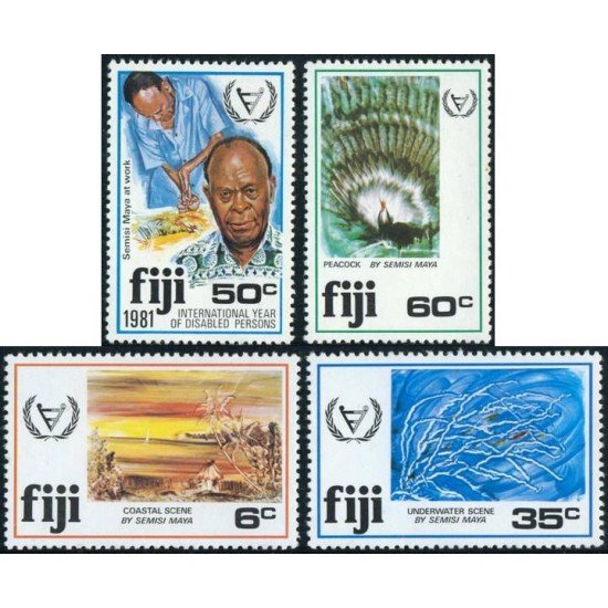 MED  Fiji Islas 434/37 1981 MNH