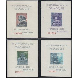 España Spain 1344/47 1961 Velazquez MNH España Spain 1344/47 1961 Velazquez MNH