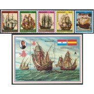 COL Paraguay 2326/30 + HB 1987 Colon Columbus MNH COL Paraguay 2326/30 + HB 1987 Colon Columbus MNH
