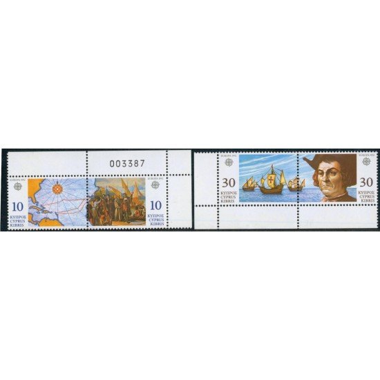 COL Chipre Cyprius Nº 804/07 1992 MNH COL Chipre Cyprius Nº 804/07 1992 MNH