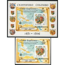 COL San Vicente Saint Vincent  HB 1116/17 Sin dentar  1988   MNH