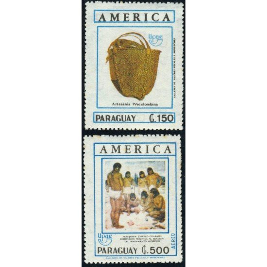 COL Paraguay 2505 + A1172 1990 Serie América UPAEP MNH COL Paraguay 2505 + A1172 1990 Serie América UPAEP MNH