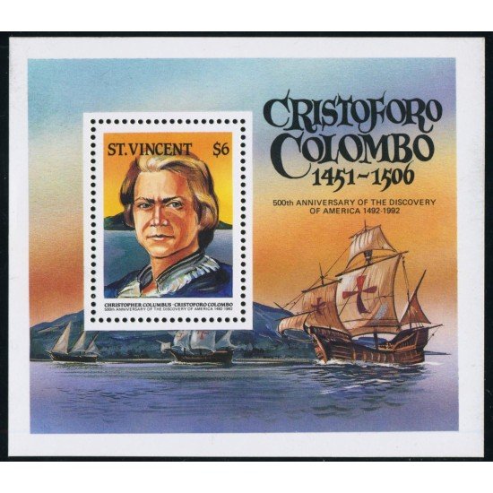 COL San Vicente Saint Vincent HB 24A 1986 MNH COL San Vicente Saint Vincent HB 24A 1986 MNH