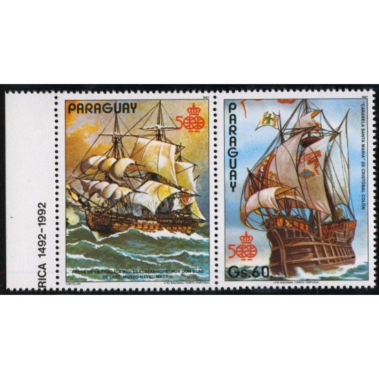 COL Paraguay 2999 1987 Veleros viejos Barco Boat MNH COL Paraguay 2999 1987 Veleros viejos Barco Boat MNH