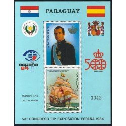 COL Paraguay A-377  HB   1984   MNH