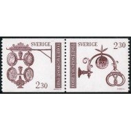 VAR1  Suecia Sweden 1140/41 1981 Signos de artesano  MNH