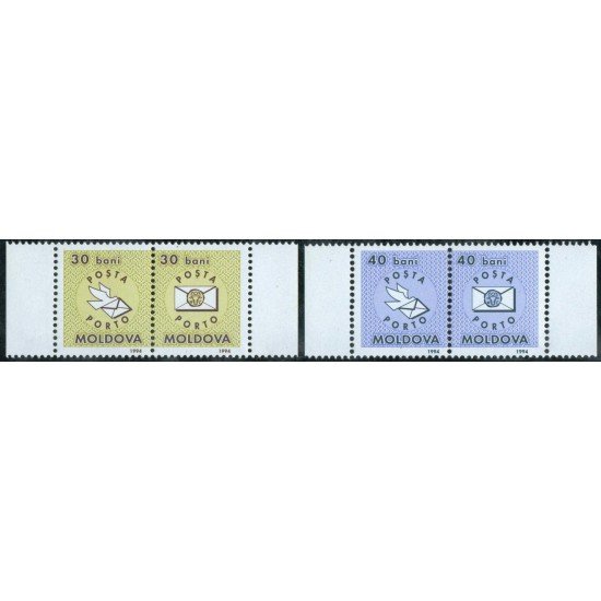 VAR1 Moldavia Tasas Nº 1/2 1994 MNH VAR1 Moldavia Tasas Nº 1/2 1994 MNH