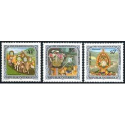 VAR1 Öesterreich Austria  Nº 1870/72  1991  MNH
