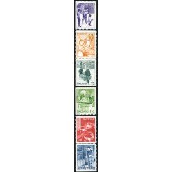 VAR1 Suecia Sweden 985/90 1977 Preparativos navideños MNH VAR1 Suecia Sweden 985/90 1977 Preparativos navideños MNH
