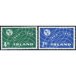 VAR1 Islandia Iceland 345/46 1965 MNH