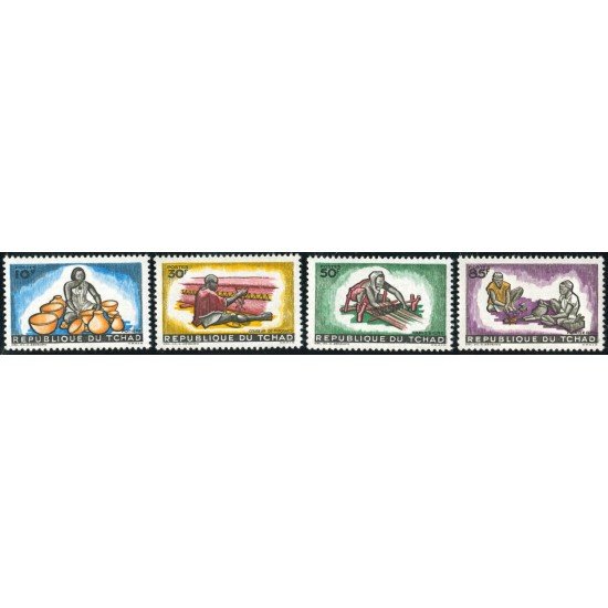 VAR1  Chad Txad  Nº 94/97   MNH
