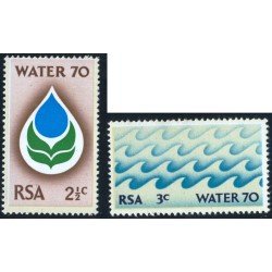 VAR1  Sudáfrica South Africa  Nº 324/25  Agua H2O MNH