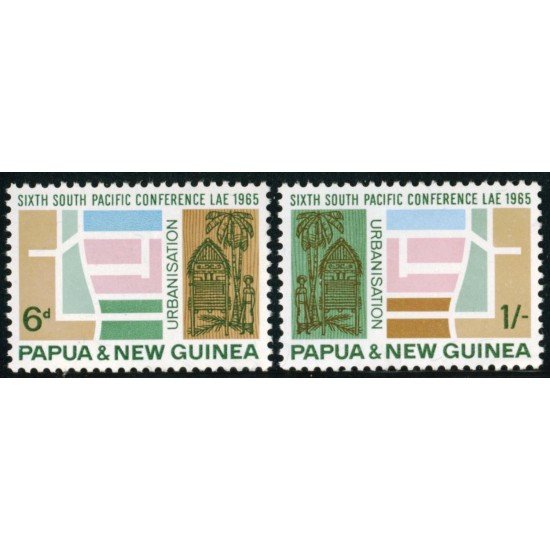 VAR1 Papúa y New Guinea 78/79 1965 MNH VAR1 Papúa y New Guinea 78/79 1965 MNH