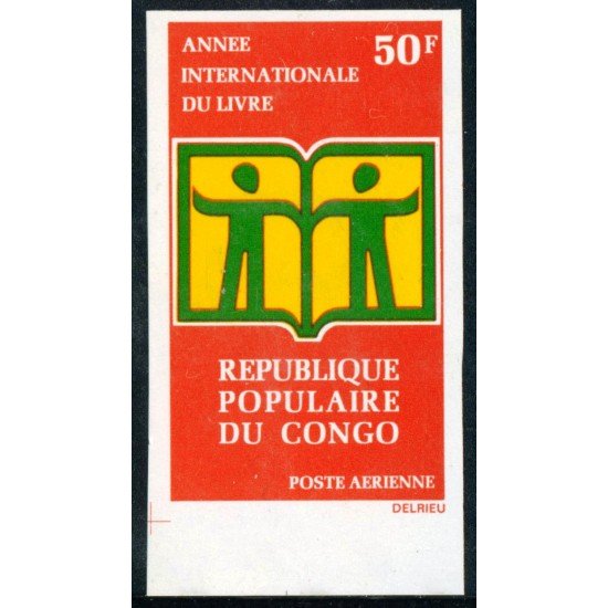 VAR1 Congo francés Nº 142 Sin dentar MNH VAR1 Congo francés Nº 142 Sin dentar MNH