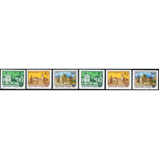 VAR1 Hungría Hungary Nº 2411/13 Dentada y Sin dentar 1974 MNH VAR1 Hungría Hungary Nº 2411/13 Dentada y Sin dentar 1974 MNH