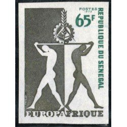 VAR1  Senegal  Nº 386  Sin dentar  1973   MNH