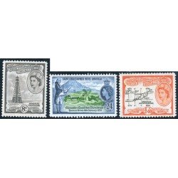 VAR1 San Cristóbal 141 143 147 sueltos MNH