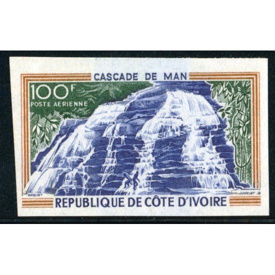 VAR1 Costa de Marfil  Ivory Coast  Nº A 45 Sin dentar   MNH