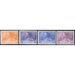 VAR2 Nuevas Hébridas New Hebrides 140/43 1949 MNH