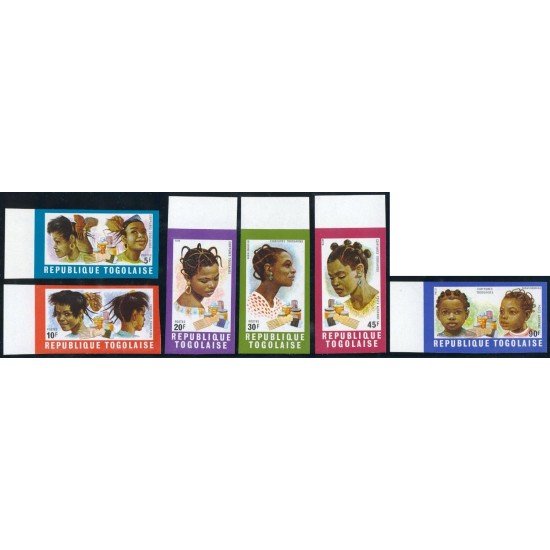 VAR2  Togo 654/57 +A 128/29 Sin dentar  MNH