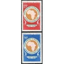 VAR2  Congo francés  Nº 627/28  1969   MNH