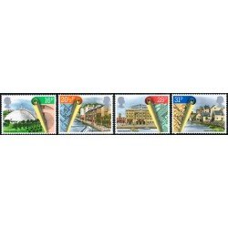 VAR2 Gran Bretaña 1122/25 1984 Renovación urbana MNH VAR2 Gran Bretaña 1122/25 1984 Renovación urbana MNH
