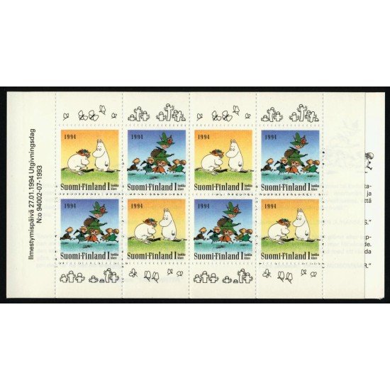 VAR2 Finlandia Finland  Nº 1202 Carnet   1994   MNH