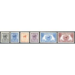 VAR2 Laos 33/36 + A22/23 1956 MNH