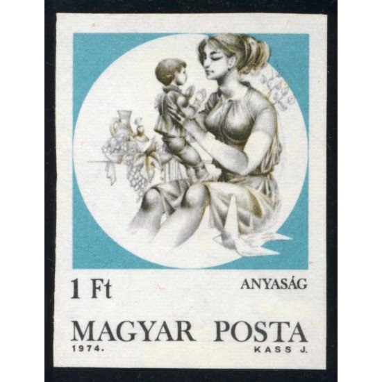 VAR2 Hungría Hungary  Nº 2401 Sin dentar 1974  MNH