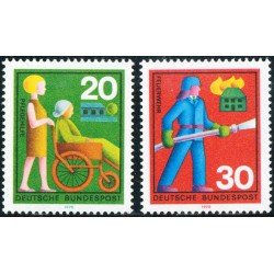 VAR2 Alemania Federal Germany Nº 491/92 1970 MNH VAR2 Alemania Federal Germany Nº 491/92 1970 MNH
