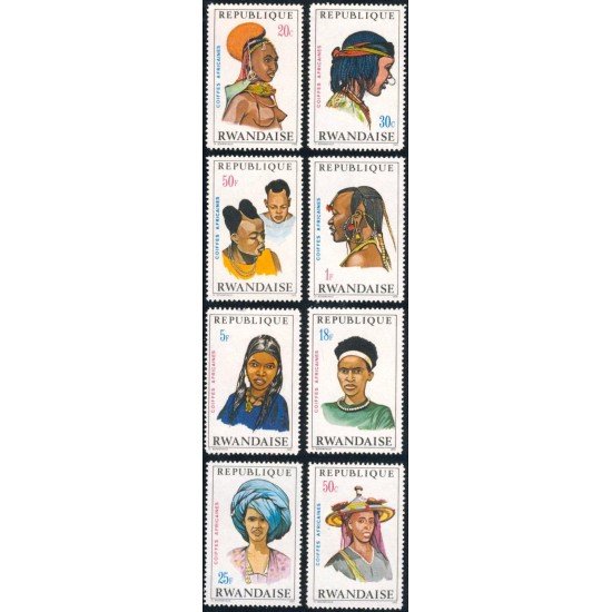 VAR3 Ruanda Rwanda Nº 408/15 1970 MNH VAR3 Ruanda Rwanda Nº 408/15 1970 MNH