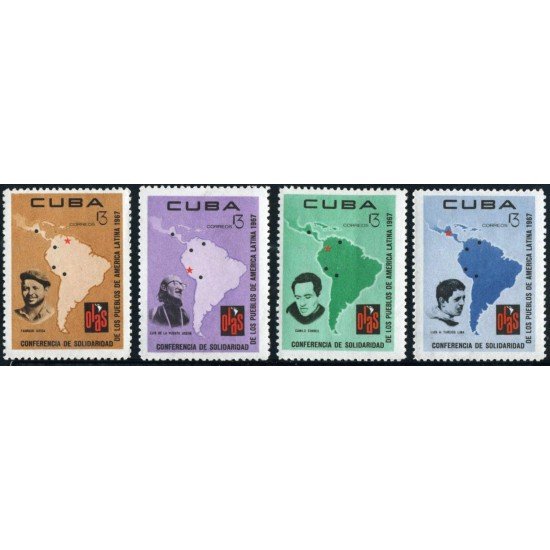 VAR3   Cuba  Nº 1129/32  1967  MNH