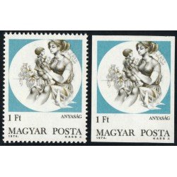 VAR3  Hungría Hungary  Nº 2401 Dentado y Sin dentar 1974  MNH
