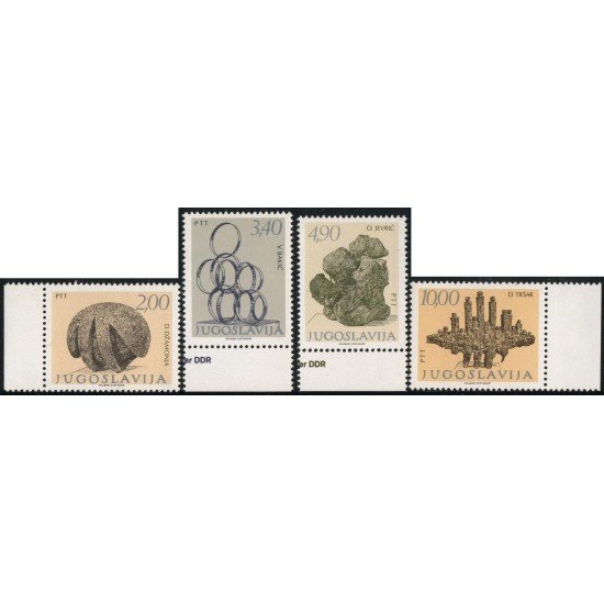 VAR4 Yugoslavia 1631/34 1975 MNH VAR4 Yugoslavia 1631/34 1975 MNH